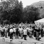 Zu Hunderten kamen sie zum Wiedersehen, am Merishauser Klassentreffen der Jahrgänge 1920 bis 1994.Bild Bruno Bührer
